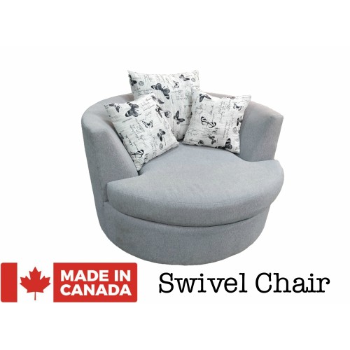 Crystal Swivel Cuddle Chair